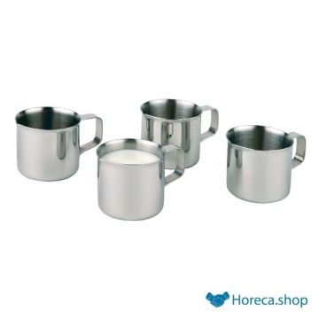 Stainless steel milk jugs, set of 4 pieces, Ø3.6 cm
