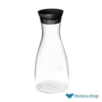 Glass carafe with automatic opening, Ø9.5 cm