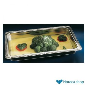 Serving tray 1 / 1gn “profi line”, h 2cm, with decorative edge
