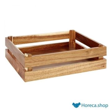 Wooden buffet system “superbox”, 35x29xh10.5 cm, light brown