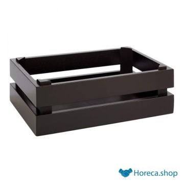 Wooden buffet system “superbox”, 29 × 18.5xh10.5 cm, black