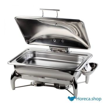 Chafing dish “globe”, 1 / 1gn, stainless steel lid with glass window