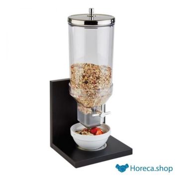 Cereal dispenser “bridge”, 21x20x55.5 cm, wenge