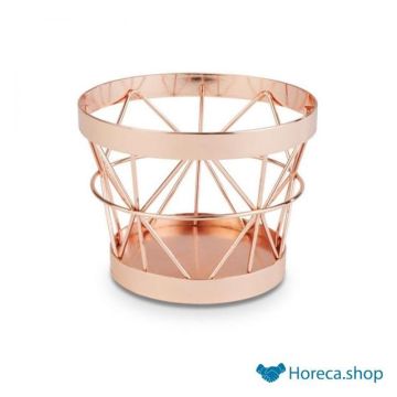 Basket “”, Ø10.5 / 8 cm, copper color