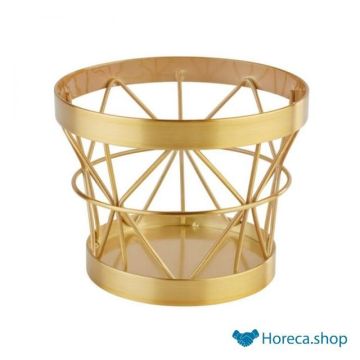 Basket “”, Ø10.5 / 8 cm, gold color