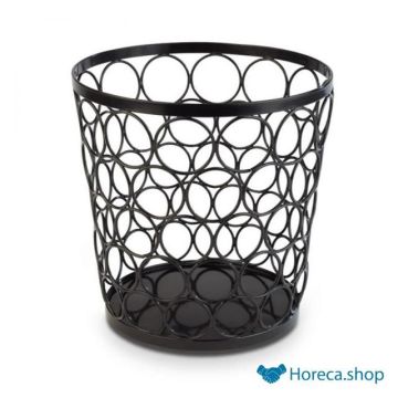 Basket “”, Ø21 / 15 cm, black