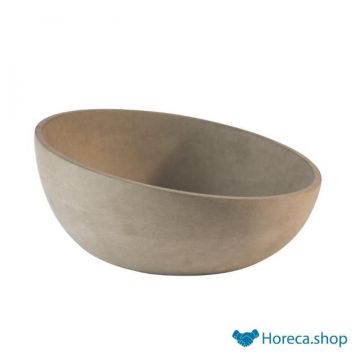 Bowl “element”, concrete, Ø29.5 x h8.5 / 14.5 cm