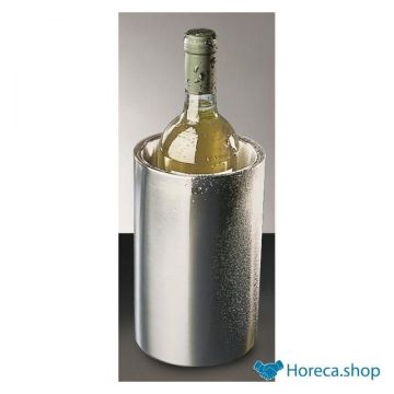 Stainless steel bottle cooler, double-walled, Ø12 x h20 cm