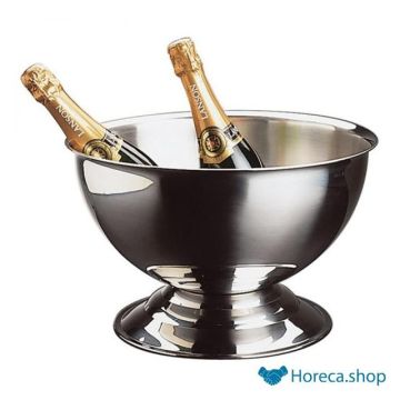 Stainless steel champagne cooler, Ø40.5 x h22.5 cm