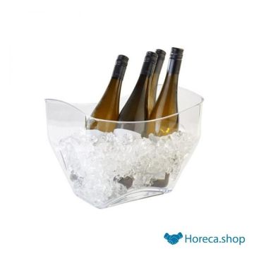 Wine and / or champagne cooler, 32 × 21.5xh24.5 cm, transparent