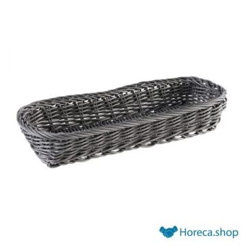 Cutlery basket “economic”, 27x10xh4.5 cm, anthracite