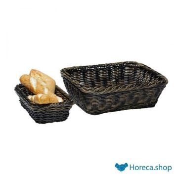 Buffet basket “profi line”, gn 1/3 x h 6.5 cm, black / brown