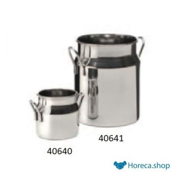 Stainless steel mini milk jugs “snack holder”, Ø4.5xh5 cm, set of 4 pieces
