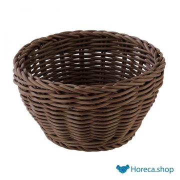 Buffet basket “profi line”, Ø16xh8 cm, brown