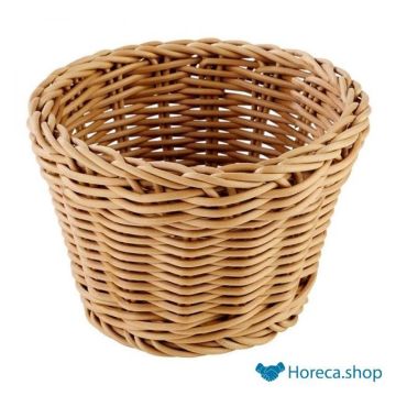 Buffet basket “profi line”, Ø13xh10 cm, beige