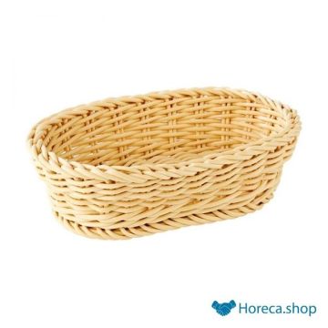 Buffet basket oval “profi line”, 19x12xh6 cm, cream
