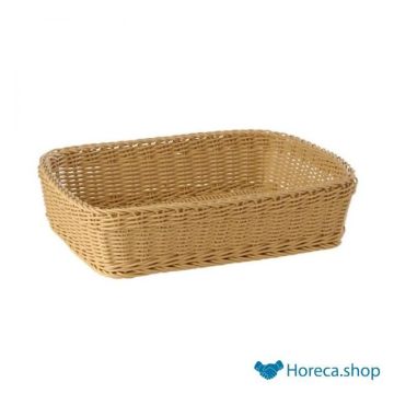 Buffet basket “profi line”, 40x30xh10 cm, cream