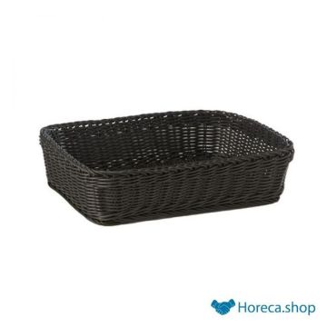 Buffet basket “profi line”, 40x30xh10 cm, black