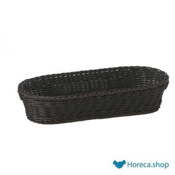 Baguette basket “profi line”, 28x16xh8 cm, black