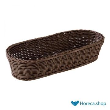 Baguette basket “profi line”, 40x16xh8 cm, brown