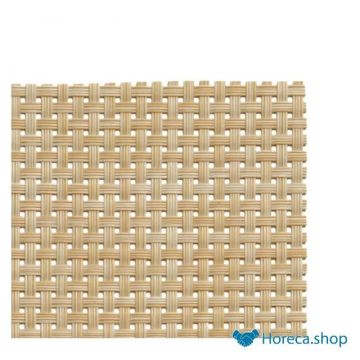 Place mat, fine binding, 45 × 33 cm, color beige