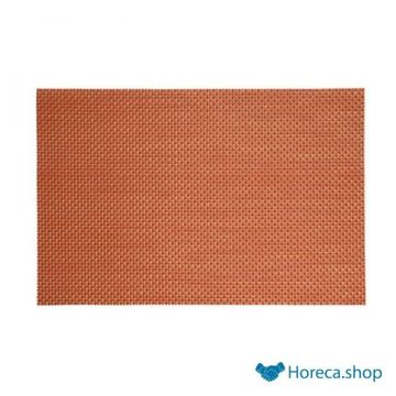 Place mat, fine binding, 45 × 33 cm, color red