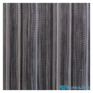 Placemat, fine binding, 45 × 33 cm, color stripes gray