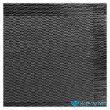Set de table, reliure fine, 45 × 33 cm, cadres couleur noir