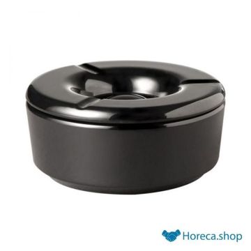 Wind ashtray “casual”, Ø11.5 cm, black