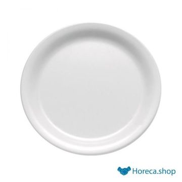 Plate “casual”, Ø26.5 cm, white