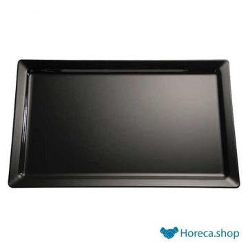 Serviertablett „rein“, 40 × 30 cm, schwarz