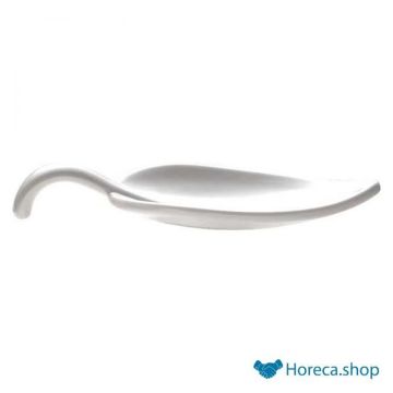 Amuse spoon “leaf”, white