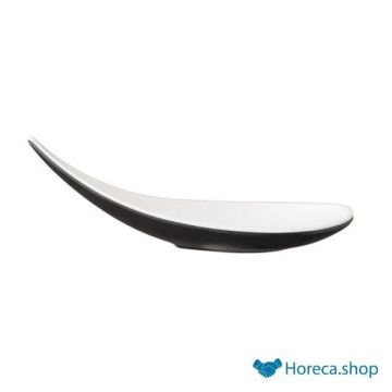Amuse spoon “halftone”, black / white