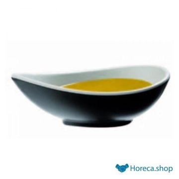 Bowl “halftone”, 11.5x7xh4 cm, black / white