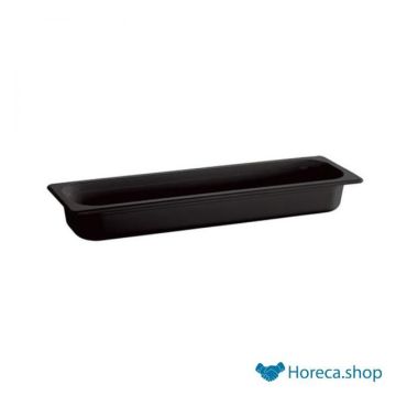 Gn 2/4 container “ecoline”, black, 100 mm deep