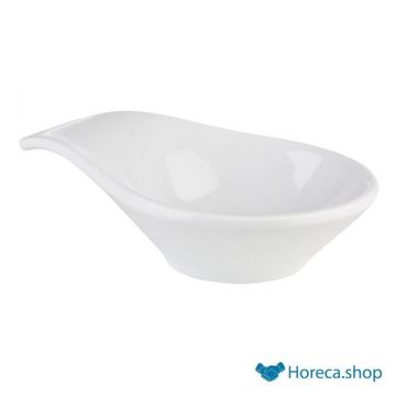 Dish “mini”, 11.5 × 7.5xh3 cm, white
