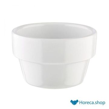 Bowl “flower pot”, Ø6xh3.5 cm, white