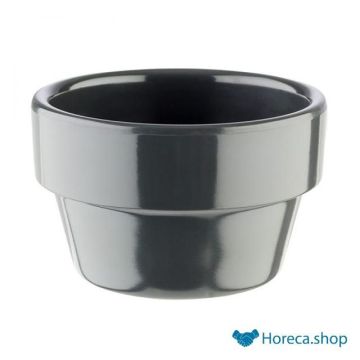 Bowl “flower pot”, Ø6xh3.5 cm, anthracite