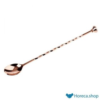Bar spoon stainless steel, l27 cm, copper color