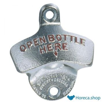 Bottle opener for wall mounting, 7 × 8 cm