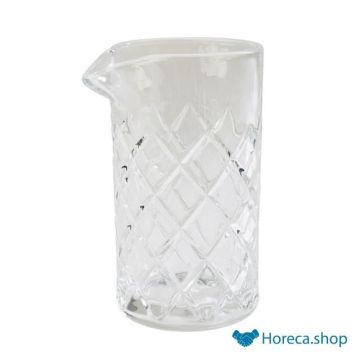 Glas mit lippe mischen, Ø9xh16,5 cm
