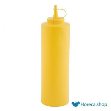 Squeeze bottle yellow, Ø7 cm, 0.7l