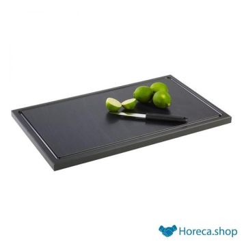Cutting board “bar”, 50x30xh2 cm, black