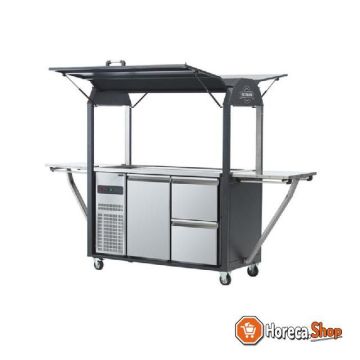 Coolrolly multifunktionale mobile popup-leiste / hahn 1850x750x (h) 2040mm