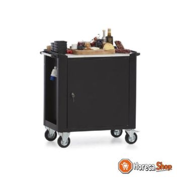 Serve trolley cheese multifunctional mobile trolley 790x490x (h) 900mm