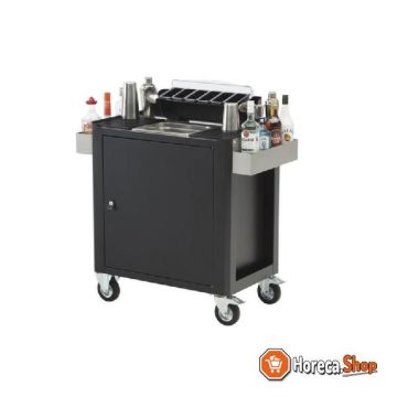 Servir trolley cocktail mobile multifonctionnel chariot 790x490x (h) 900mm