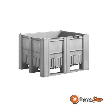 Pallet box - 1200x800x740 mm seamlessly closed - 3 runners
