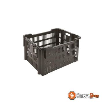 Nestable stack &amp; nest container - rota 620x500x360 mm - perforated