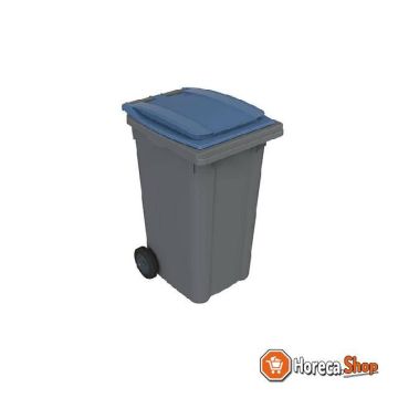 Abfallbehälter auf rädern 240l mit farbigem deckel