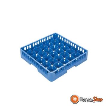 Glass basket with 36 compartments 74x74 mm basic basket